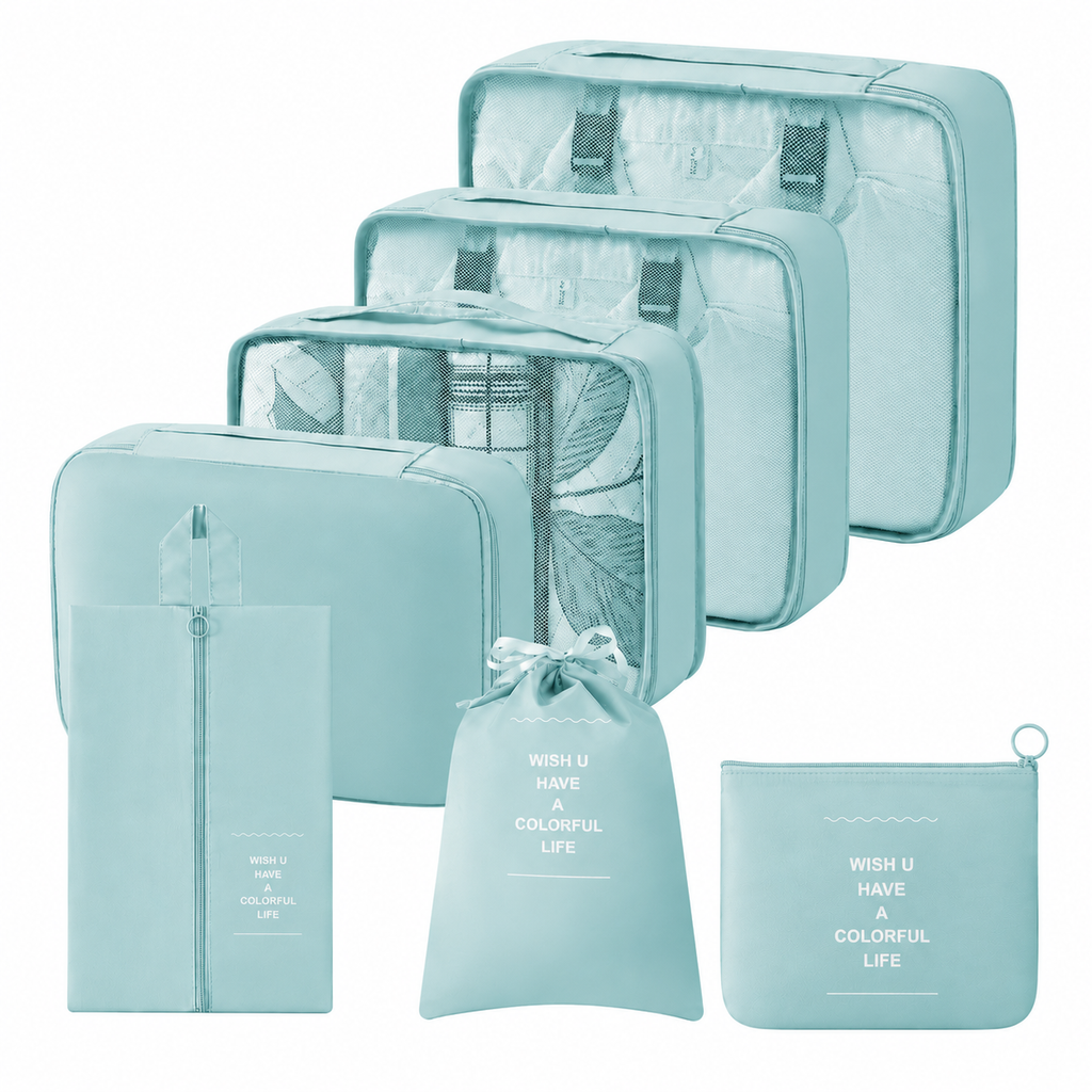 ADALORAA Travel Organizer Set - 7 Pieces