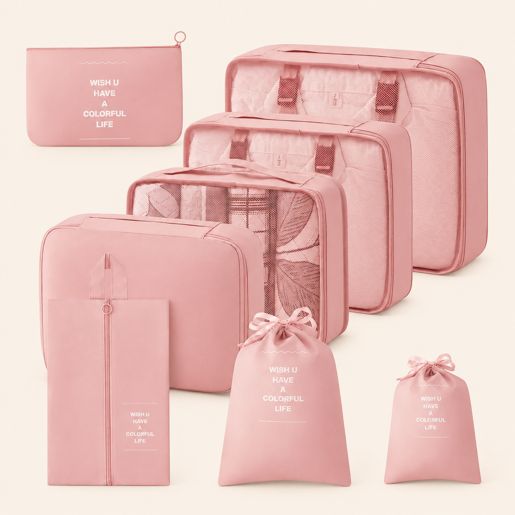 ADALORAA Travel Organizer Set - 7 Pieces